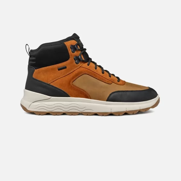  Herren-Stiefeletten GEOX SPHERICA 4X4 ABX BRAUN 