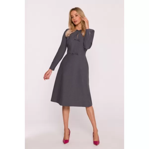  Kleid STYLOVE S413 GRAU 