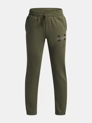 Jogginghose für Jungen UNDER ARMOUR UA RIVAL FLC CBLCK GRPHC JGR 6004995-390 GRÜN