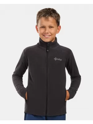 Fleece-Sweatshirt für Kinder KILPI GLAMER-J ZJ0203KI SCHWARZ