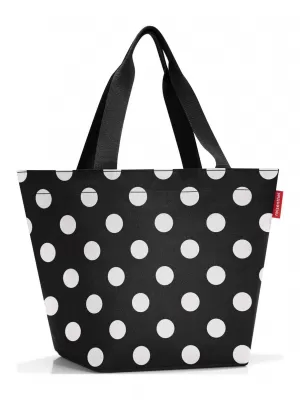 Handtasche REISENTHEL SHOPPER M PUNKTE WEIß