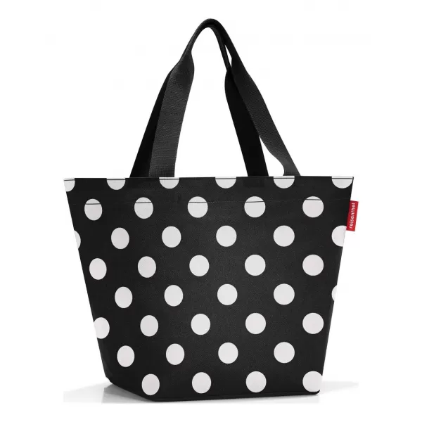  Handtasche REISENTHEL SHOPPER M PUNKTE WEIß 
