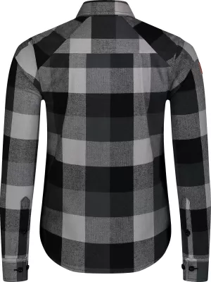 Frauenflanellhemd NORDBLANC HALCYON NBSSL8244 SCHWARZ