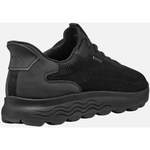  Herren-Sneaker GEOX SPHERICA PLUS SCHWARZ 