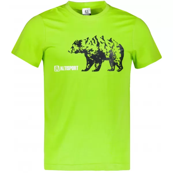  Herren t -Shirt mit kurzen Ärmeln ALTISPORT ALM193129 KALK 