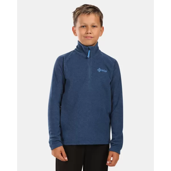  Fleece-Sweatshirt für Kinder KILPI ALMERI-J ZJ0204KI DUNKELBLAU 