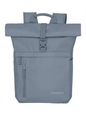 Rucksack TRAVELITE BASICS ROLL-UP BACKPACK RAUCHBLAU