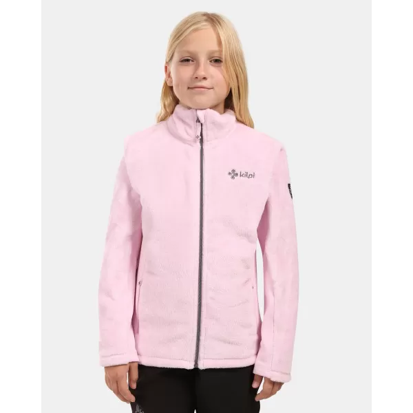  Fleece-Sweatshirt für Mädchen KILPI SKATHI-JG ZJ0208KI HELLROSA 