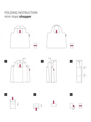 Tasche REISENTHEL MINI MAXI SHOPPER SCHWARZ