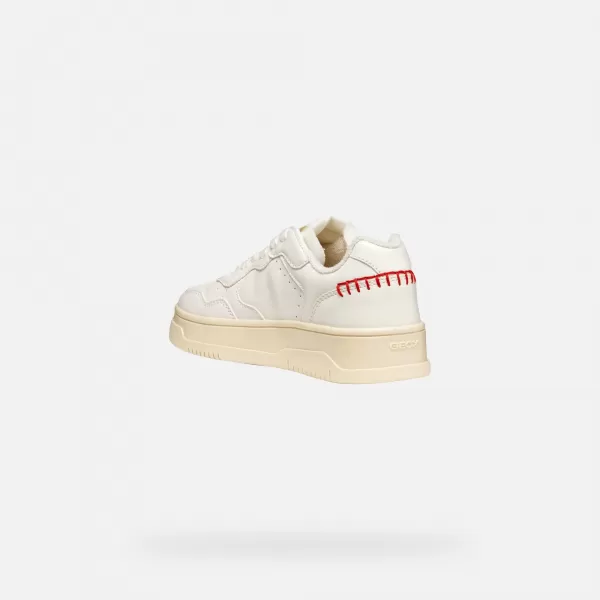 Mädchen-Sneaker GEOX LESTRELLA J56NLC000BCC1000 CREMIG 