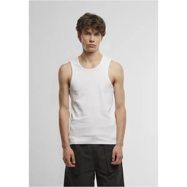  Herren-T-Shirt URBAN CLASSICS TB7650A WEIß/WEIß 