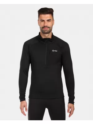 Fleece-Sweatshirt für Herren KILPI VIGO-M ZM0207KI SCHWARZ