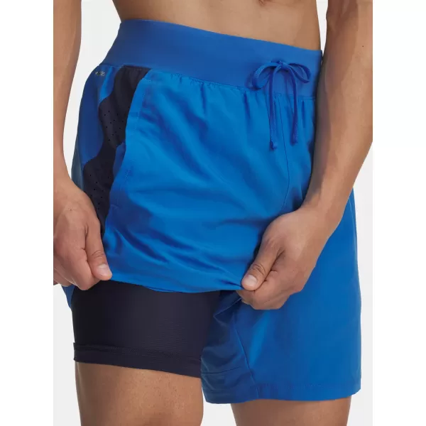  Herrenshorts UNDER ARMOUR UA LAUNCH PRO 2N1 7 SHORTS BLAU 