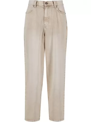 Jeans URBAN CLASSICS TB4461 WEIß SCHMUTZIG GEWASCHEN