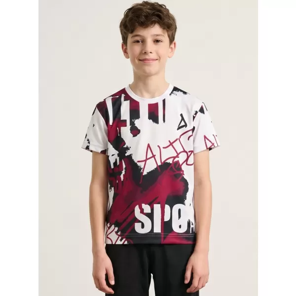  Funktionaler t -Shirt -Prämie von Kindern ALTISPORT VOJ/ALK076TR01 WEIß/WEIN 