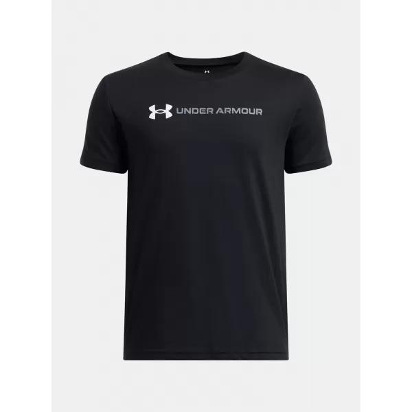  T-Shirt für Jungen UNDER ARMOUR UA B LOGO WORDMARK SS 1389963-001 SCHWARZ 
