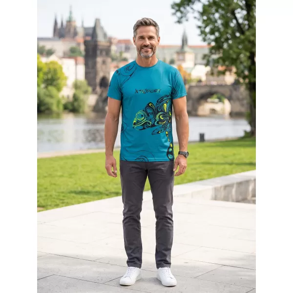  Herren Freizeithemd Premium ALTISPORT VOJ/ALM122TR06 KEROSIN 