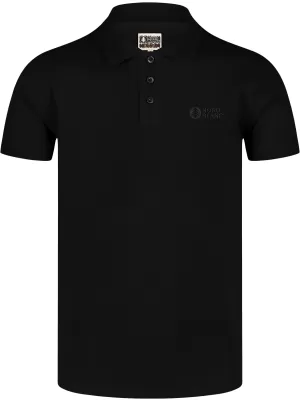 Herren t -Shirt mit einem Kragen NORDBLANC ETERNITY NBSMT8166 SCHWARZ