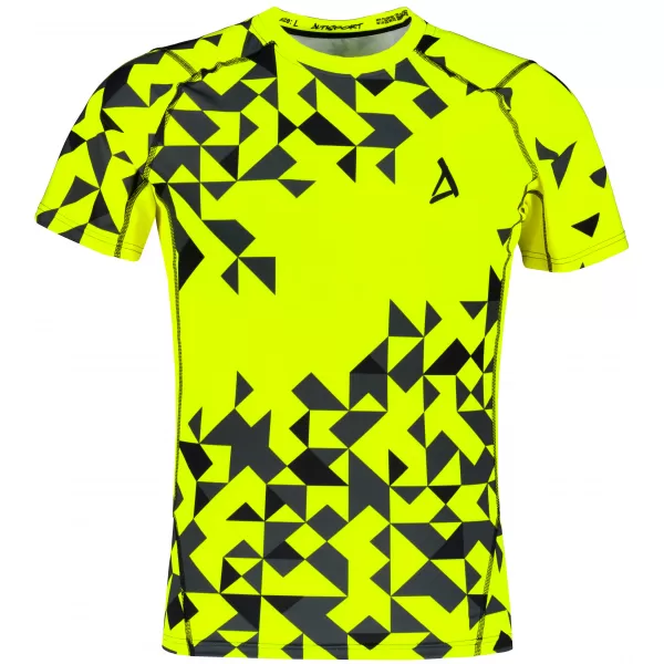  Funktionelle Kompression von Männern t -Shirt Premium ALTISPORT VOJ/ALM108TR04 NEON 