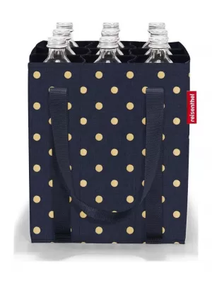 Tasche REISENTHEL BOTTLEBAG METALLISCHE PUNKTE BLAU