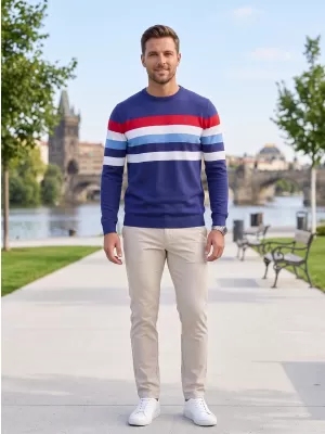 Herrenpullover ALTISPORT GABRIEL DUNKELBLAU