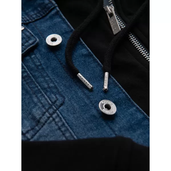  Jacke OMBRE OM-JADJ-0220 BLAU UND SCHWARZ 