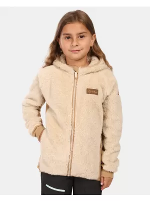 Fleece-Sweatshirt für Mädchen KILPI NORKA-JG ZJ0207KI BEIGE