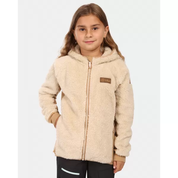  Fleece-Sweatshirt für Mädchen KILPI NORKA-JG ZJ0207KI BEIGE 