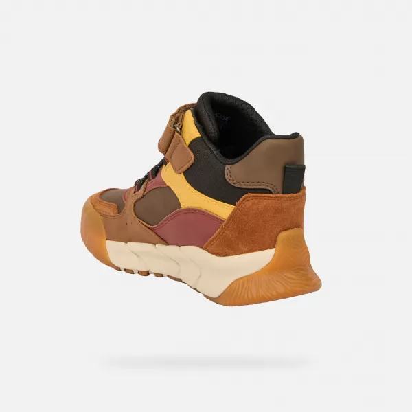  Stiefeletten für Jungen GEOX FLEXYPER PRO BOY B J56NBA0ME22C6FN6 BRAUN 