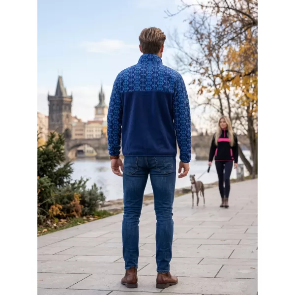  Fleece-Sweatshirt für Herren ALTISPORT GARM BLAU 