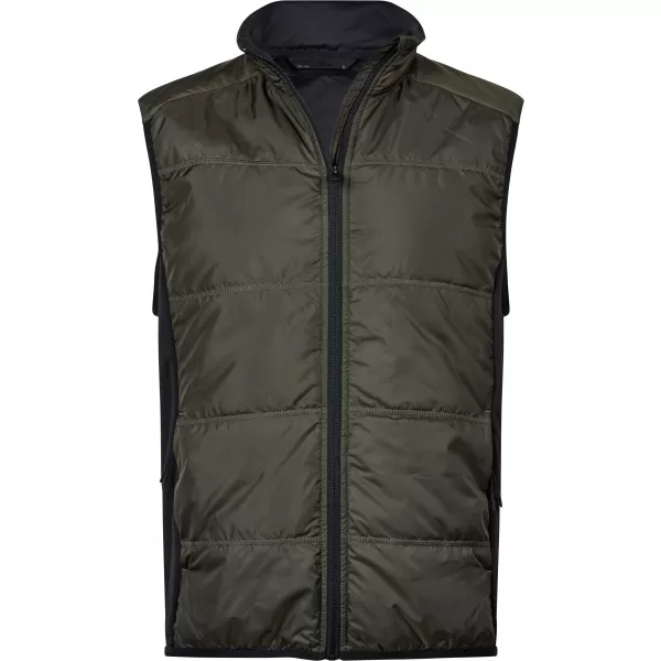  Herrenweste TEE JAYS | TJ 9114 TIEFGRÜN/SCHWARZ 