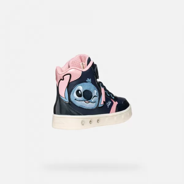  Mädchen-Sneaker GEOX SKYLIN J568WH0BCKNC0694 DUNKELBLAU 