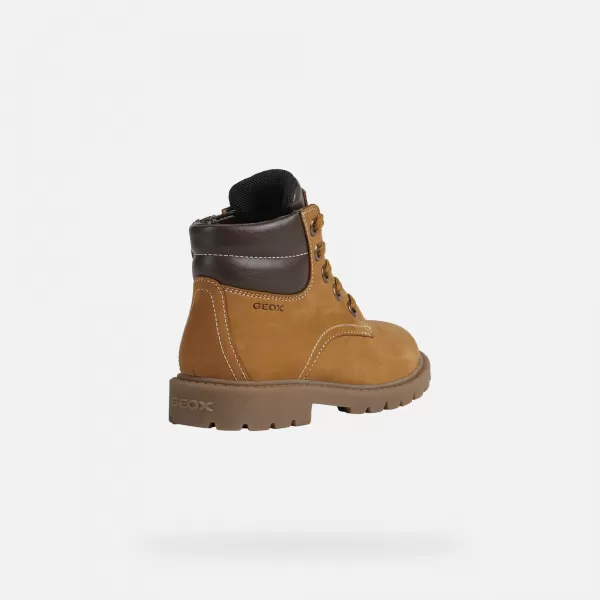  Stiefeletten für Jungen GEOX SHAYLAX J16FAB032BCC0930 HELLBRAUN 