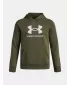 Jungen-Sweatshirt UNDER ARMOUR UA RIVAL FLEECE BL HOODIE 1379791-390 GRÜN