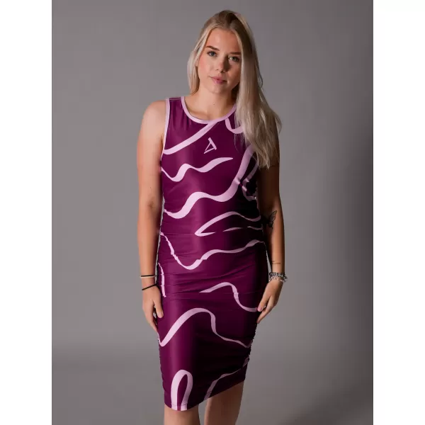  Premium-Kleid für Damen ALTISPORT VOJ/ALW088SAT03 ROSA 