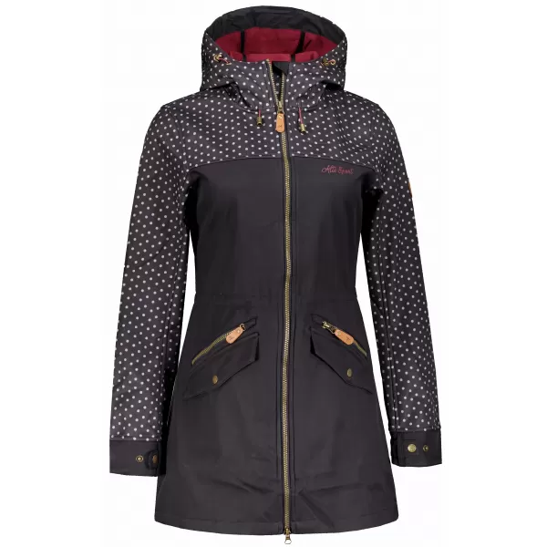  Frauen -Softshelljacke für Frauen ALTISPORT GEMEE SCHWARZ 