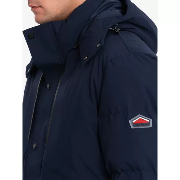  Herren-Winterjacke OMBRE OM-JAHP-0306 MARINEBLAU 