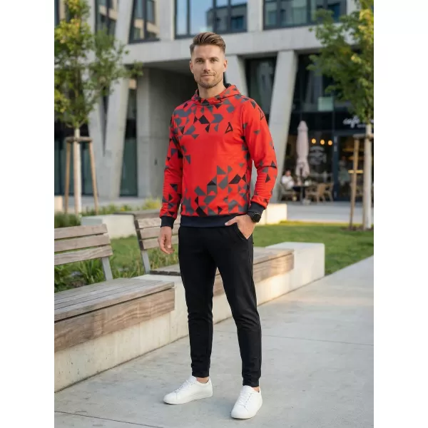  Hochwertiges Funktions-Sweatshirt für Herren ALTISPORT VOJ/ALM108MI01 ROT 