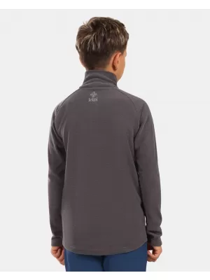 Fleece-Sweatshirt für Kinder KILPI ALMERI-J ZJ0204KI DUNKELGRAU