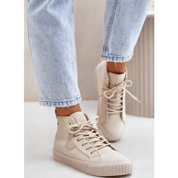  Isolierte Damen-Sneaker BIG STAR OO274771 BEIGE Big Star Shoes 
