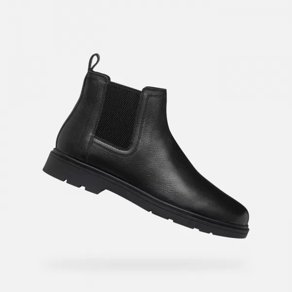  Herren-Stiefeletten GEOX SPHERICA EC1 G006536 SCHWARZ 