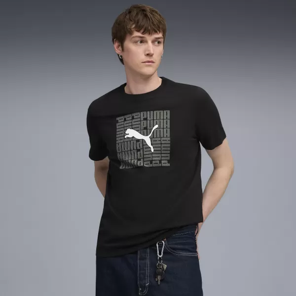 Hemd PUMA GRAPHIC BOX TEE 68803101 PUMA SCHWARZ 