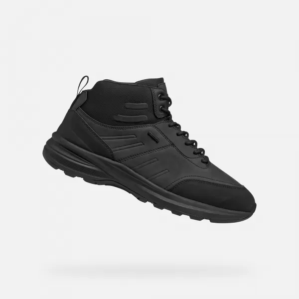  Herren-Sneaker GEOX SENALES ABX G011434 SCHWARZ 
