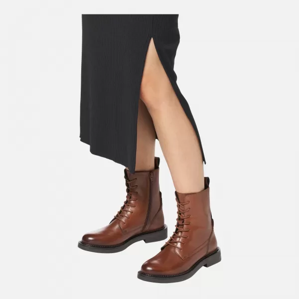  Damen-Stiefeletten GEOX SERILDA HELLBRAUN 
