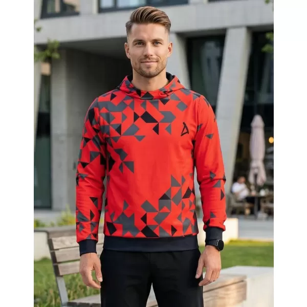  Hochwertiges Funktions-Sweatshirt für Herren ALTISPORT VOJ/ALM108MI01 ROT 