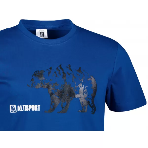  Herren-T-Shirt mit kurzen Ärmeln ALTISPORT ALM193129 SCHNORCHEL BLAU 