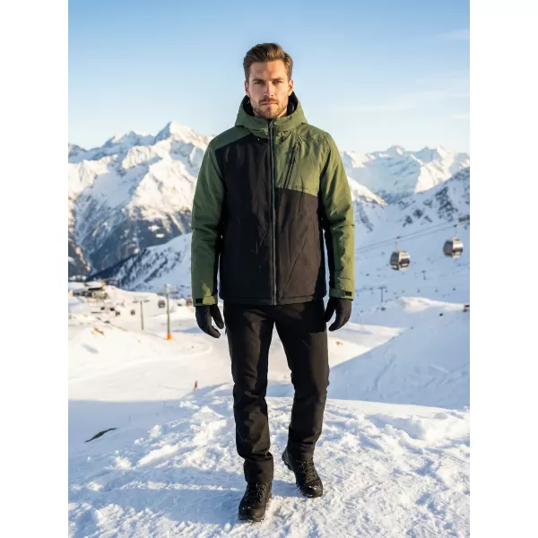  Herren-Winterjacke ALTISPORT GALLUS KHAKI 