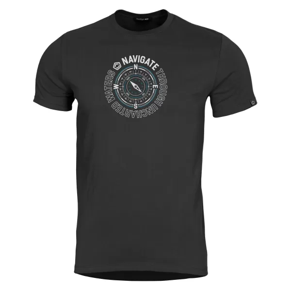  T-Shirt PENTAGON AGERON NAVIGATE K09012 SCHWARZ 