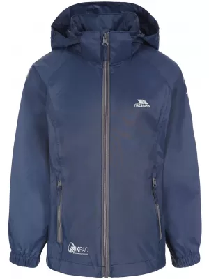 Wasserdichte Kinderjacke TRESPASS QIKPAC X MARINE/CARBON