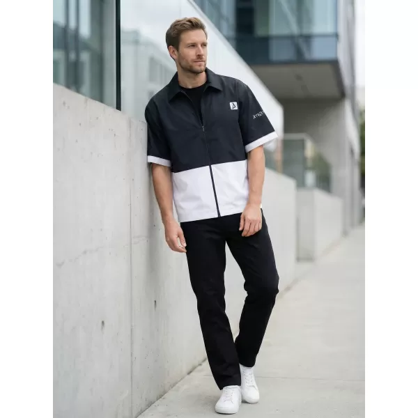  Premium-Shirt für Herren ALTISPORT VOJ/ALM051KOS01 SCHWARZ UND WEIß 